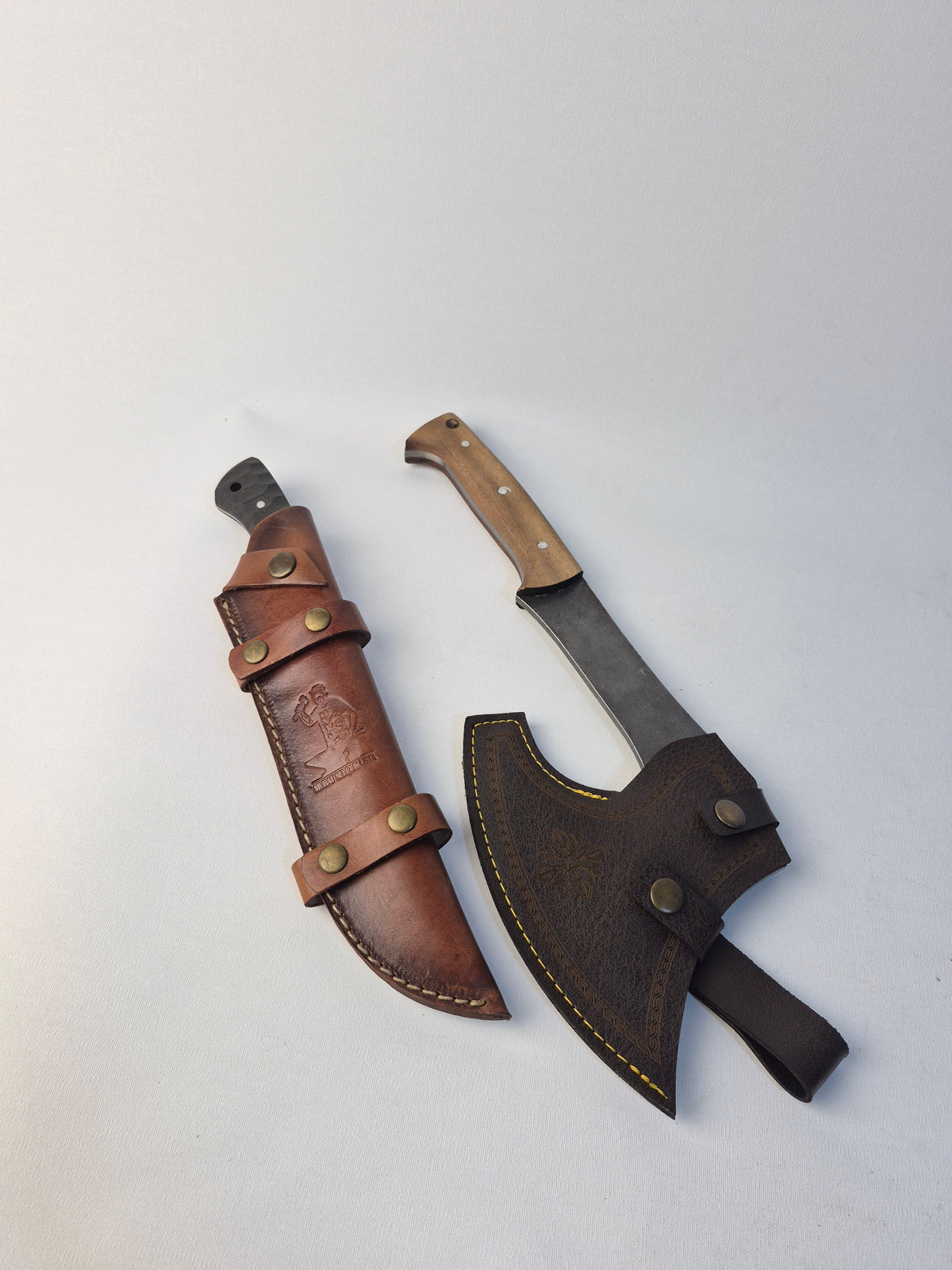 N690 Butcher Knife & Bone Axe