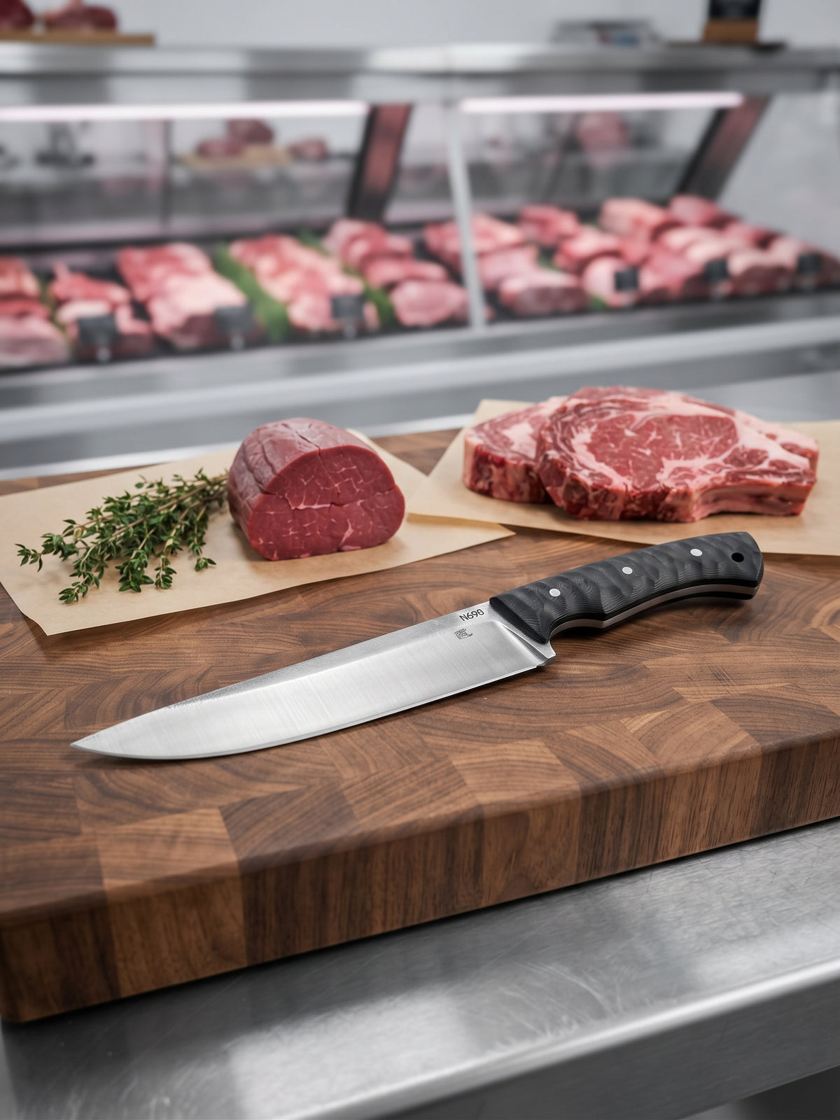 N690 Professional Butcher Knife