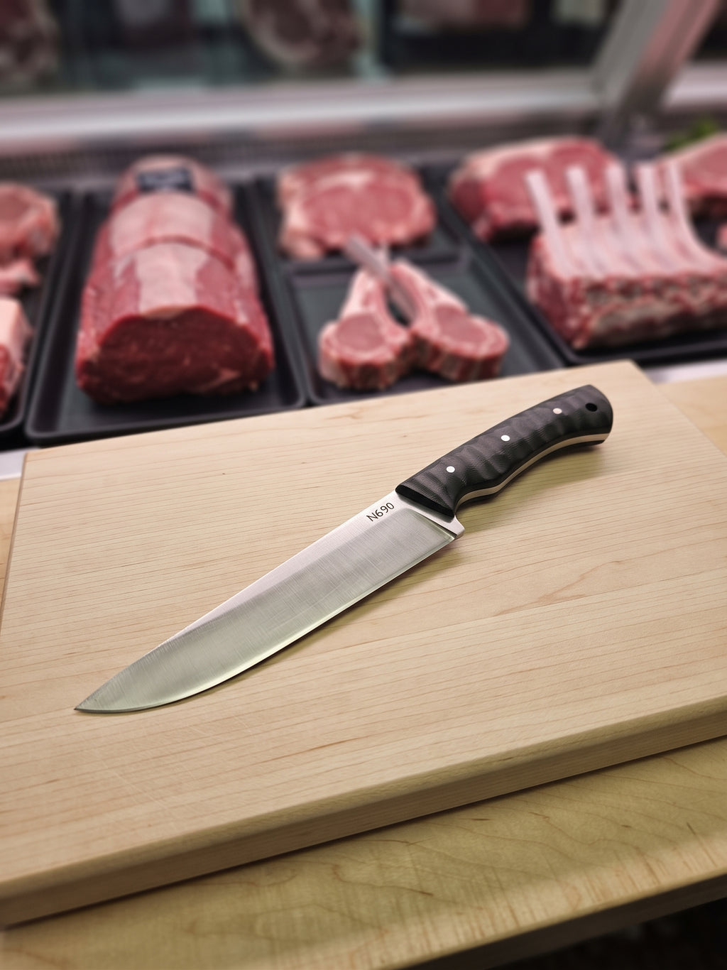 N690 Professional Butcher Knife