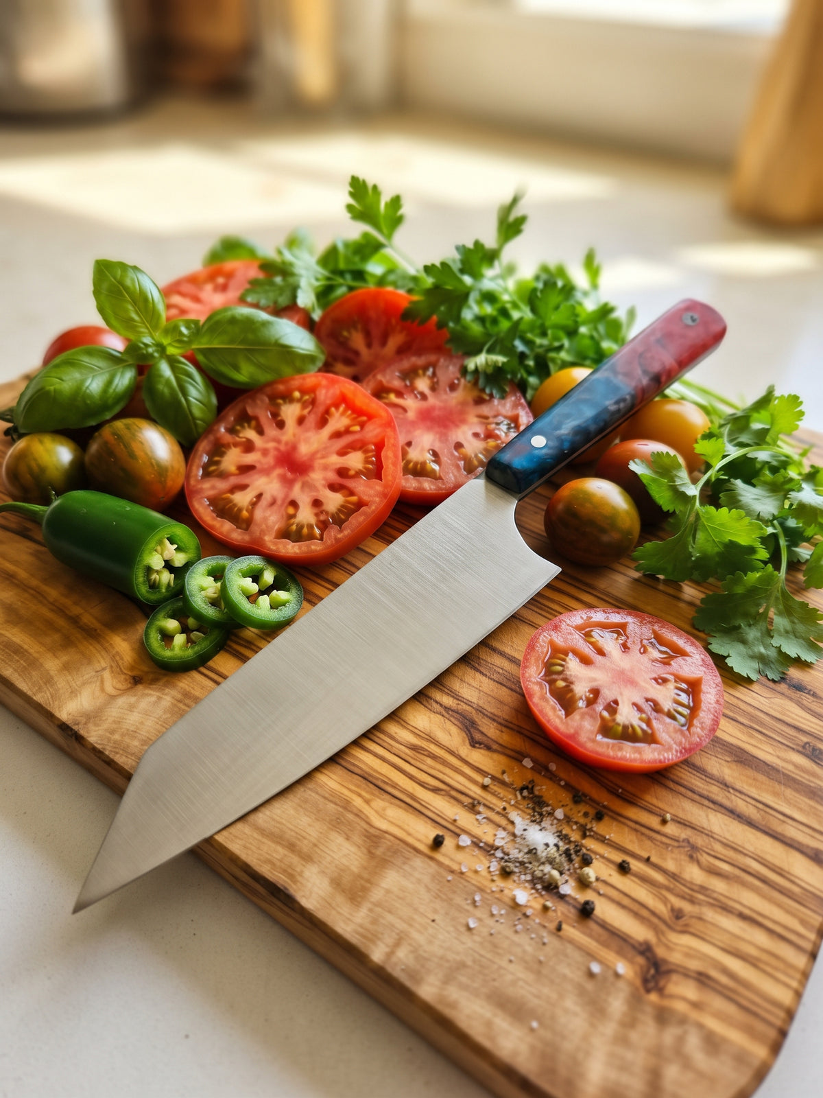 Kiritsuke Chef Knife – Epoxy Handle