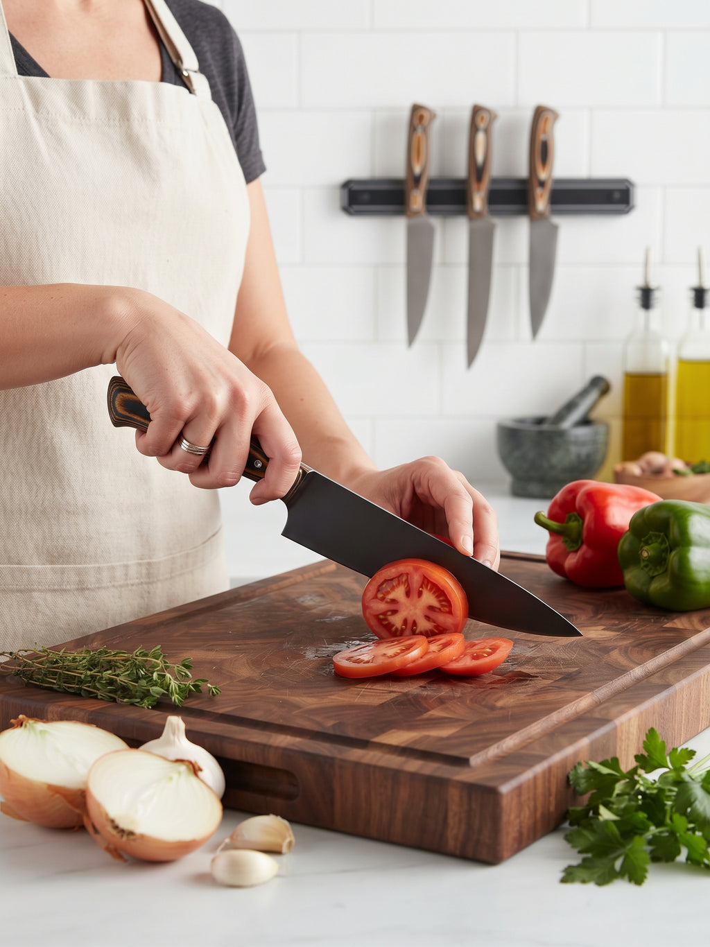 Complete Professional Chef Knife Set with Bag