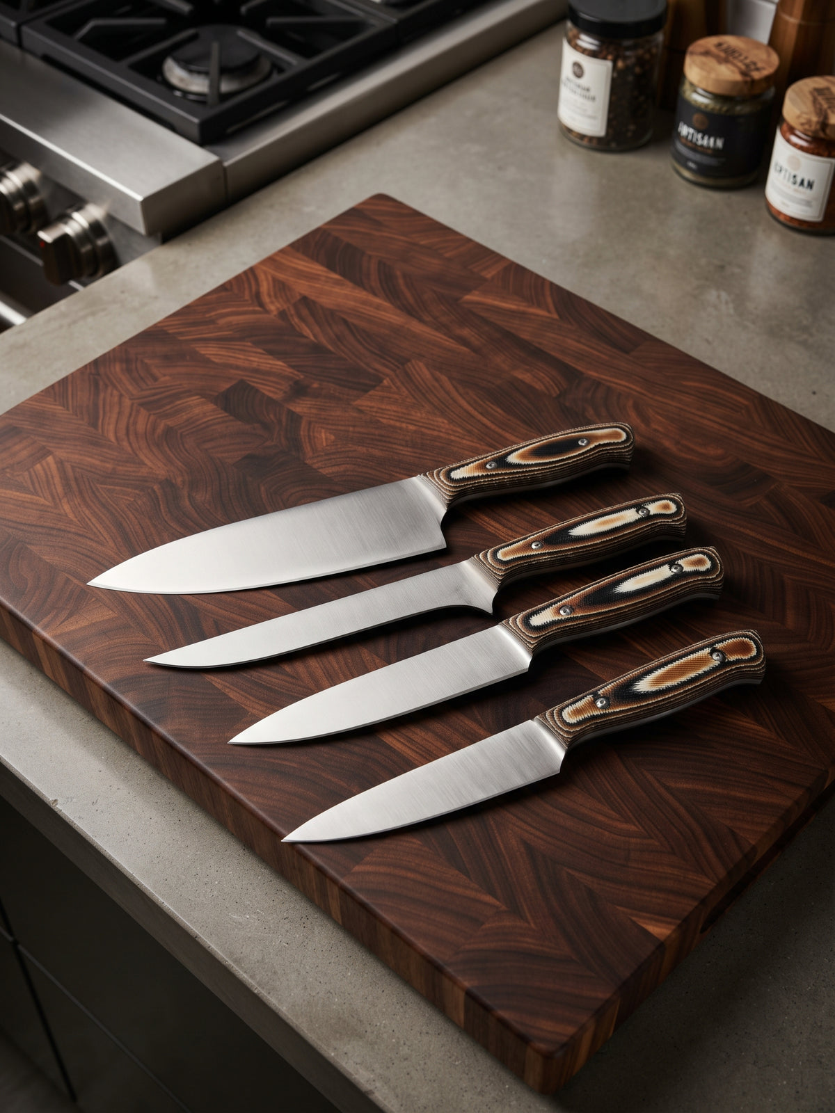 Complete Professional Chef Knife Set with Bag