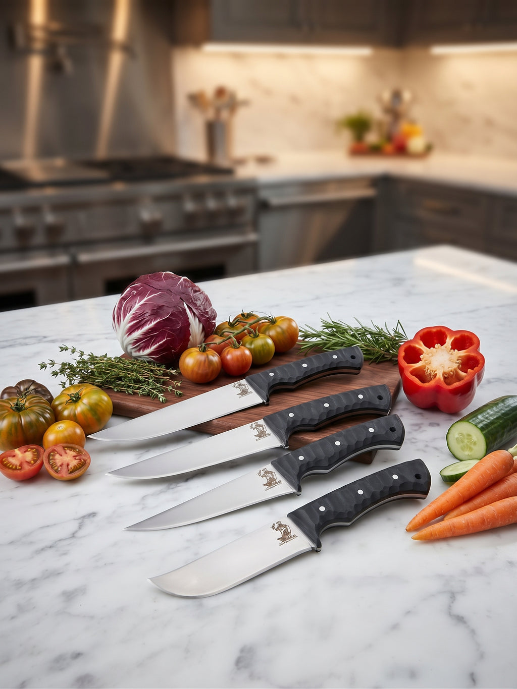 Professional Butcher Knife Set Karadayı (Stainless)