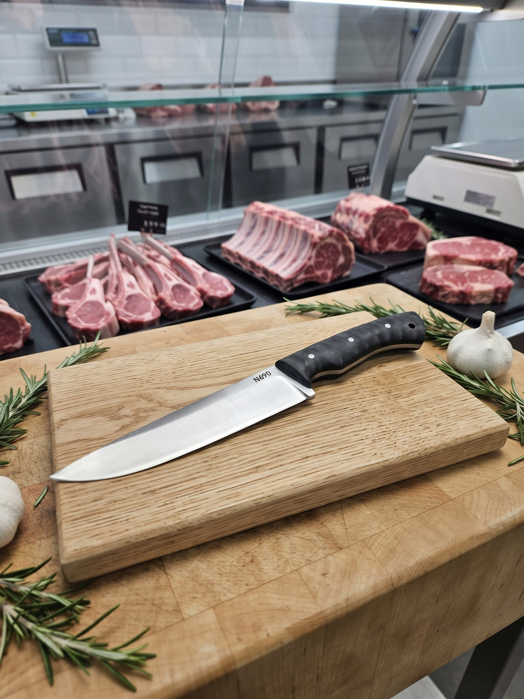 N690 Professional Butcher Knife