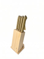 4-Piece Kitchen & Chef Knife Set with Block