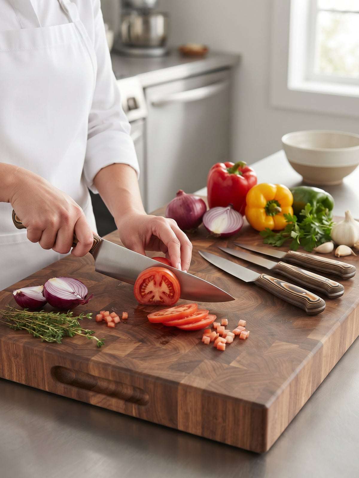 Complete Professional Chef Knife Set with Bag