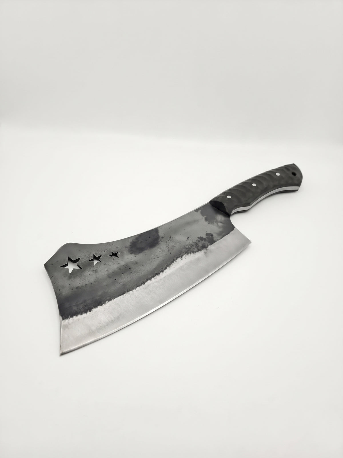 Professional Butcher Knife Set Karadayı (Cleaver + Honing Steel + Bag)