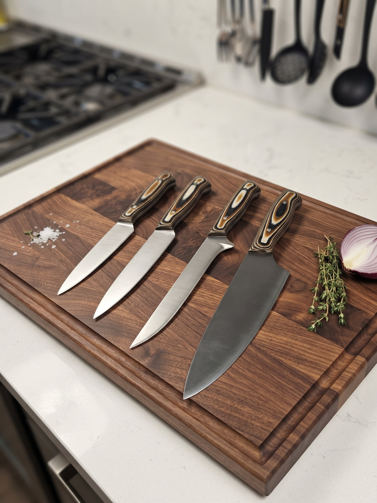 Complete Professional Chef Knife Set with Bag