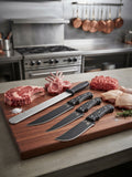 Professional Butcher Knife Set Karadayı + Honing Steel