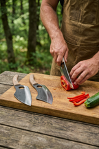 3-Piece Viking Forged Chef Knife Set
