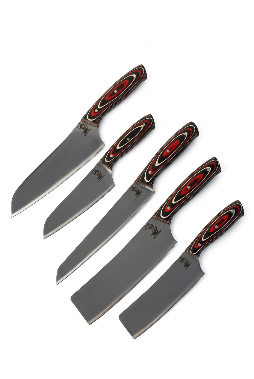 Professional Chef Knife Set – 5 Piece with Bag