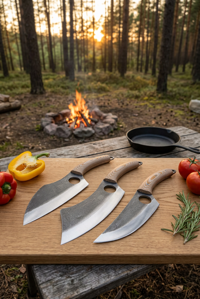 3-Piece Viking Forged Chef Knife Set