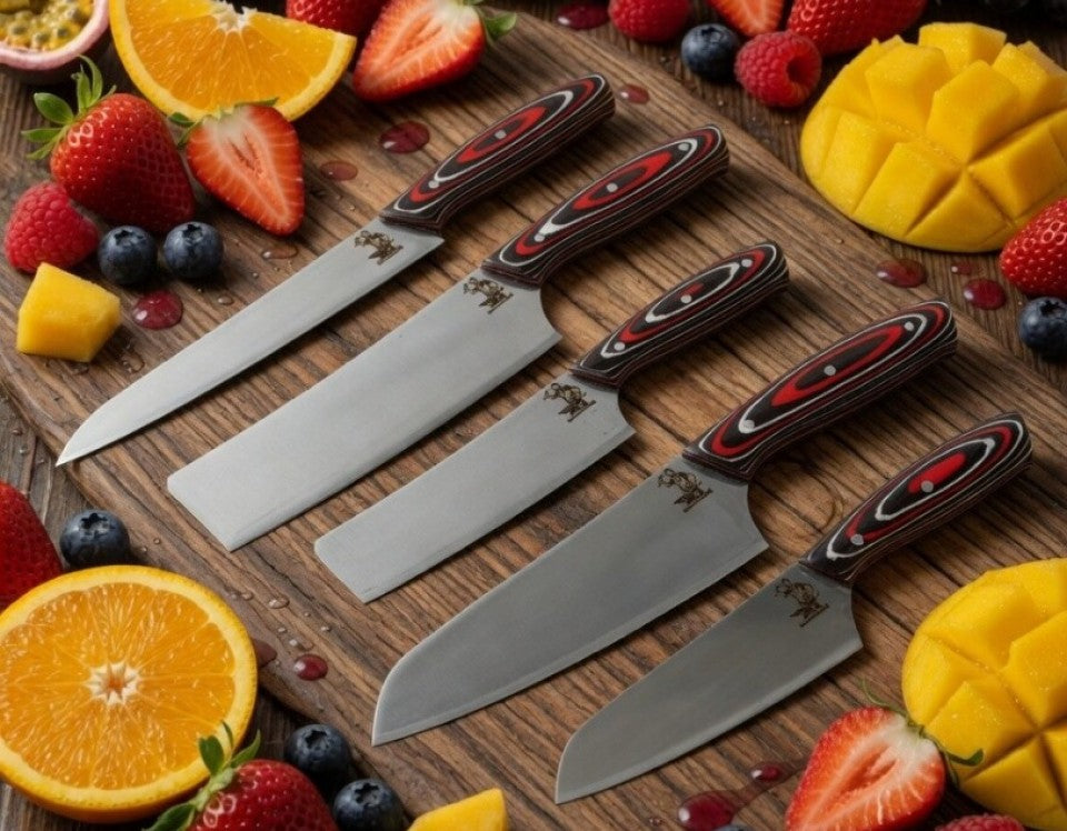 Professional Chef Knife Set – 5 Piece with Bag
