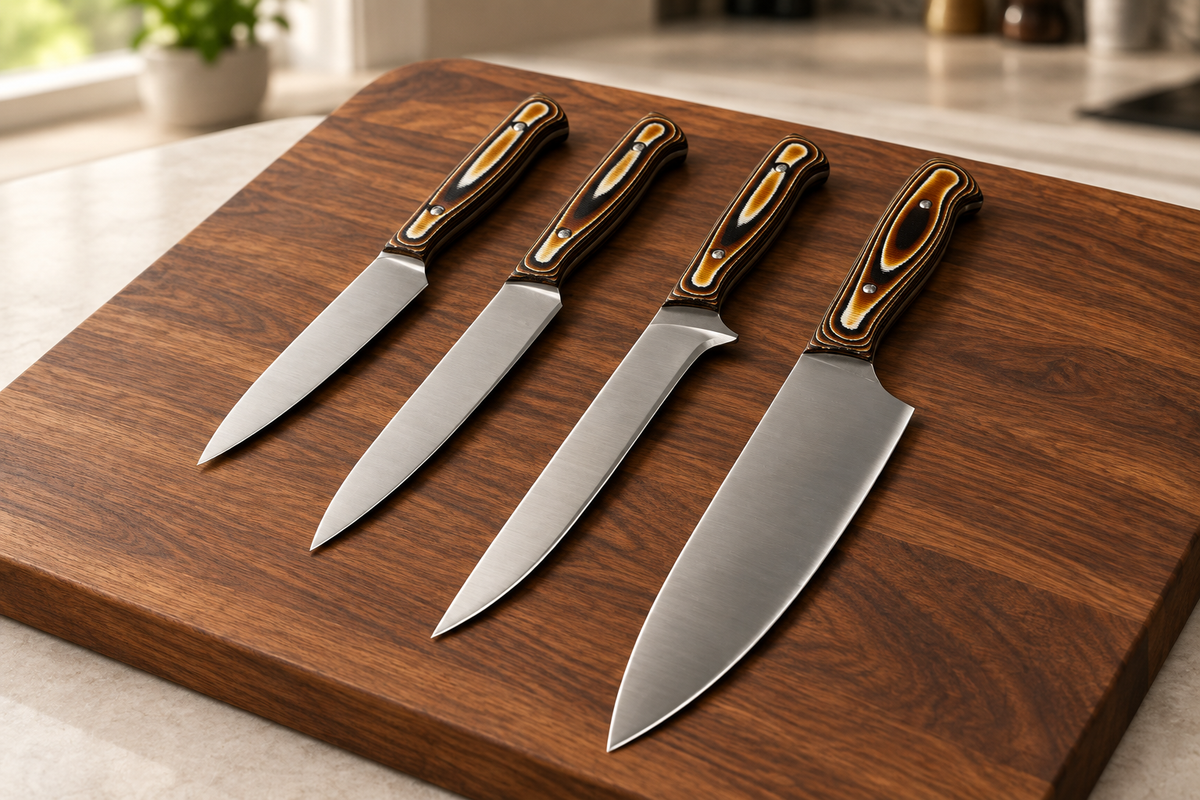 Complete Professional Chef Knife Set with Bag