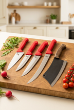 Butcher Knife Set – Vibro Handle No.2 with Cleaver