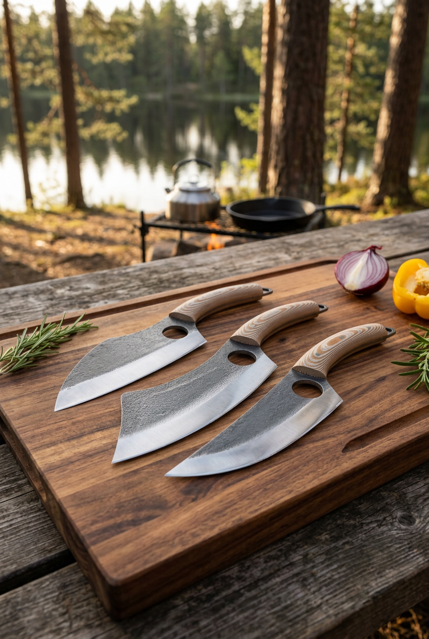 3-Piece Viking Forged Chef Knife Set