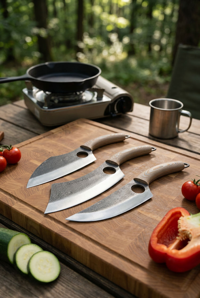 3-Piece Viking Forged Chef Knife Set