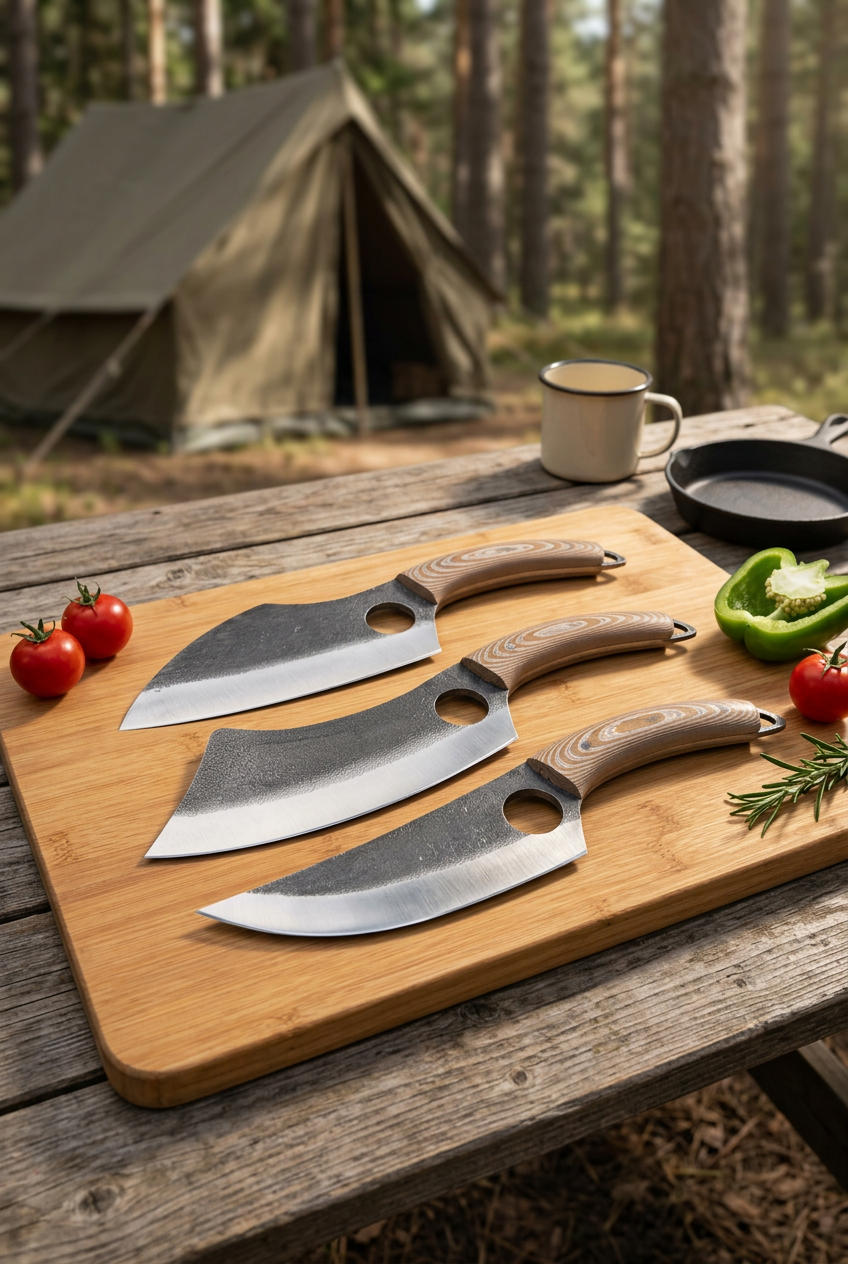 3-Piece Viking Forged Chef Knife Set