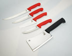 Butcher Knife Set – Vibro Handle No.3 with Large Cleaver