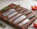 Professional Chef Knife Set 4 – Leopard Edition